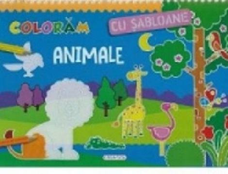 Coloram cu sabloane - Animale - 37.70 Lei