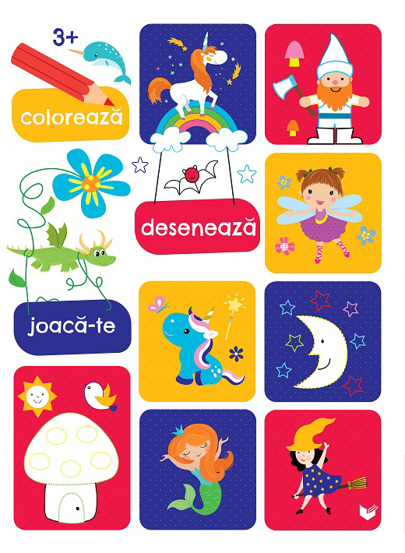 Coloreaza deseneaza joaca-te (3 ani +) - 17.16 Lei