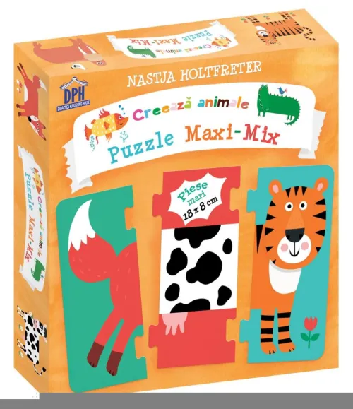 Creeaza animale - Puzzle Maxi-Mix - 47,59 Lei