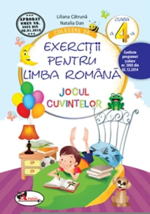 Culegere de exercitii pentru limba romana. JOCUL CUVINTELOR clasa a IV-a - 23.80 Lei