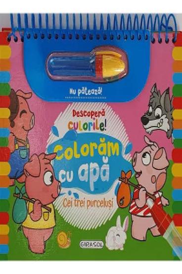 Descopera culorile! Cei trei purcelusi - 112.96 Lei