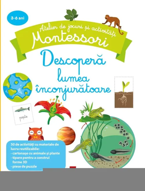 Descopera lumea inconjuratoare Montessori - 30.62 Lei