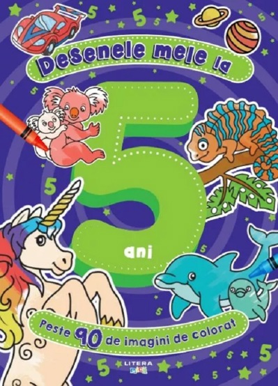 Desenele mele la 5 ani. Peste 90 de imagini de colorat - 14.18 Lei