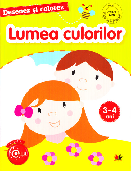 Desenez si colorez. Lumea culorilor 3-4 ani - 9.75 Lei