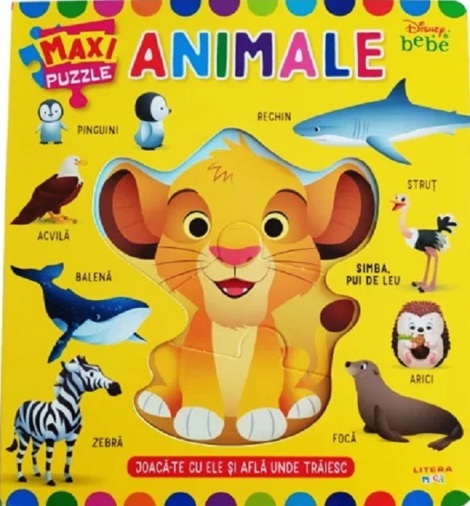 Disney bebe. Animale. Maxi puzzle - 53.53 Lei
