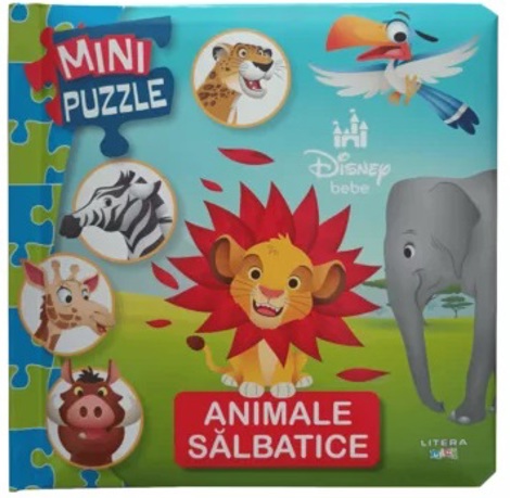 Disney Bebe. Mini puzzle. Animale salbatice - 36.30 Lei