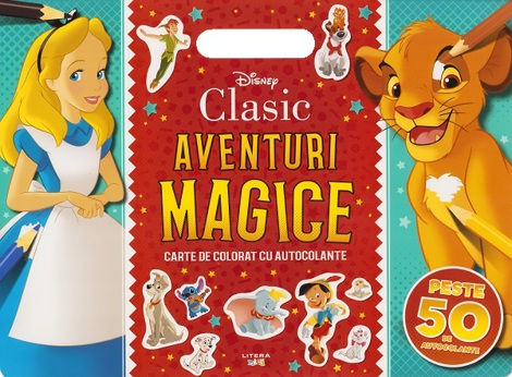 Disney. Clasic: Aventuri magice. Carte de colorat cu autocolante - 29.47 Lei