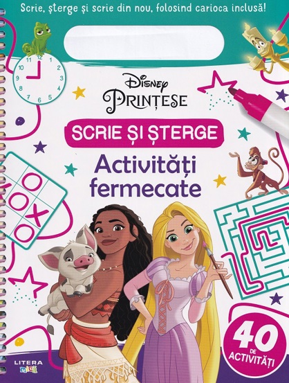 Disney Printese. Activitati fermecate. Scrie si sterge - 37 Lei