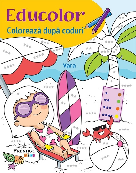 Educolor: Vara. Coloreaza dupa coduri - 14.19 Lei