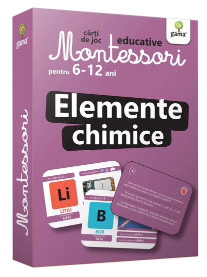 Elemente chimice. Carti de joc Montessori pentru 6-12 ani - 24,48 Lei