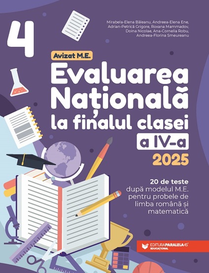 EVALUARE NATIONALA 2026. clasa IV. LIMBA ROMANA. MATEMATICA - 40.99 Lei
