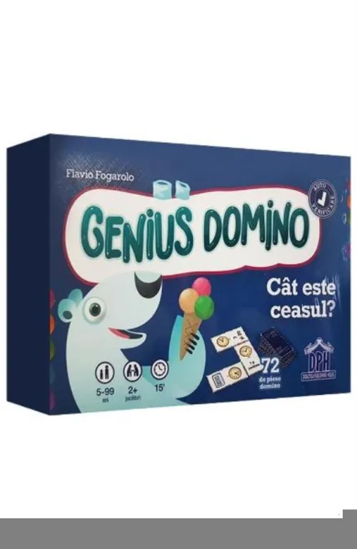 Genius Domino. Cat este ceasul? - 34.38 Lei