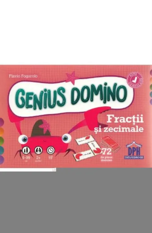 Genius Domino. Fractii si zecimale - 34.79 Lei