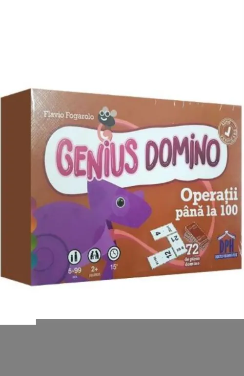 Genius Domino. Operatii pana la 100 - 34,49 Lei