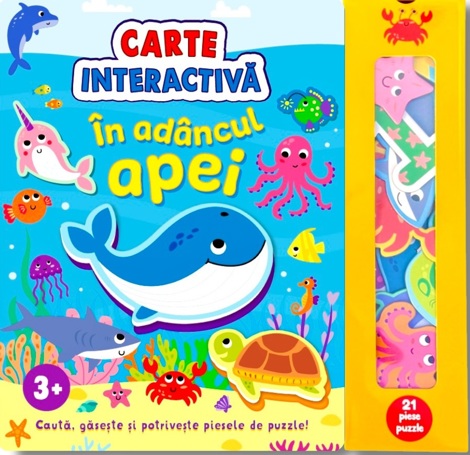 In adancul apei. Carte interactiva cu piese puzzle - 34.85 Lei