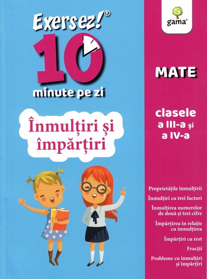 Inmultiri si impartiri - clasele III-IV - 31.50 Lei