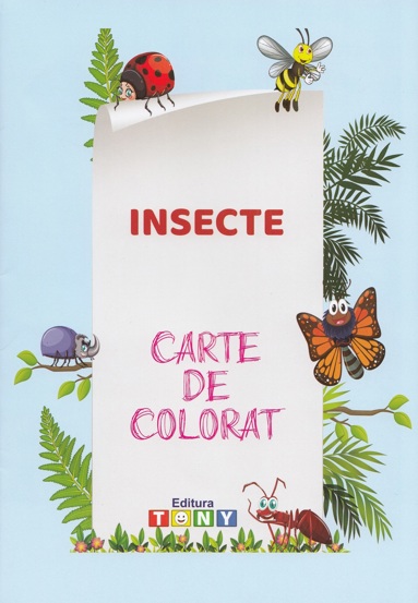 Insecte. Carte de colorat - 5.39 Lei
