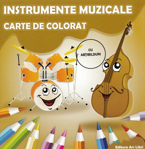 Instrumente muzicale. Carte de colorat - 5.49 Lei
