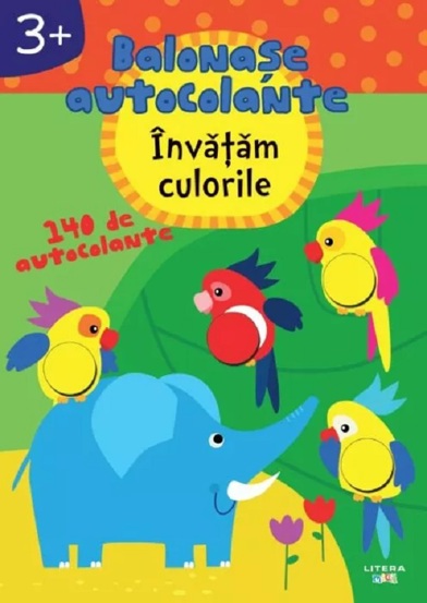 Invatam culorile. Balonase autocolante + 3 ani - 12.68 Lei