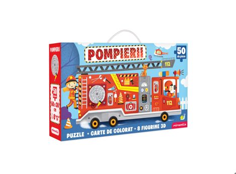 Joc educativ - Puzzle Mimorello - Pompierii - 63,20 Lei