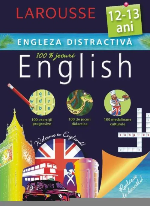 LAROUSSE. ENGLEZA DISTRACTIVA 12-13 ANI - 25.50 Lei