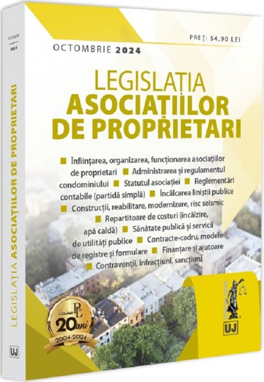 Legislatia asociatiilor de proprietari: Octombrie 2024 - 39.18 Lei