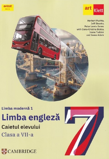 Limba engleza: Limba moderna 1 - Clasa 7 - Caietul elevului - 29,35 Lei