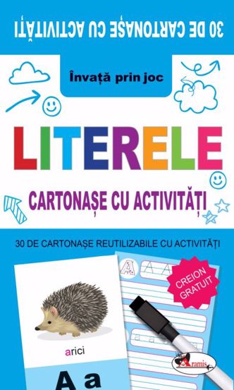 Literele cartonase cu activitati - 20.68 Lei