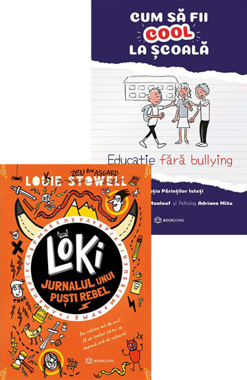Loki: Jurnalul unui pusti rebel + Cum sa fii cool la scoala - 38.99 Lei