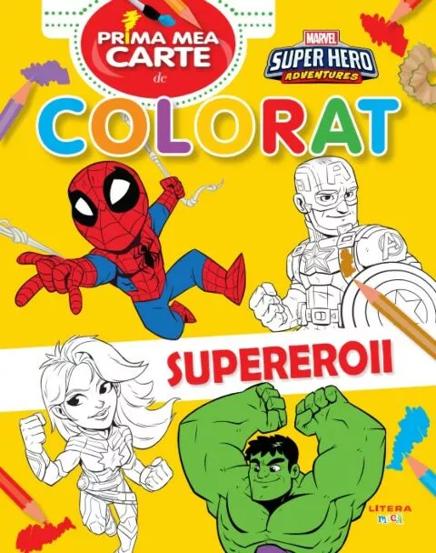 Marvel. Prima mea carte de colorat. Supereroii - 12.81 Lei