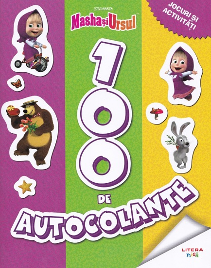 Masha si Ursul: 100 de autocolante. Jocuri si activitati - 19.99 Lei
