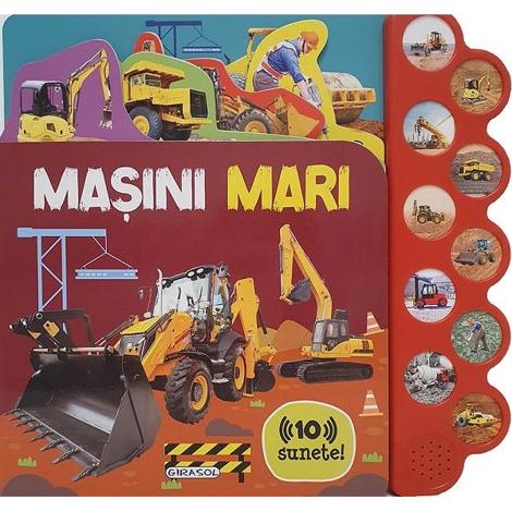 Masini mari. Carte sonora cu 10 sunete - 67,40 Lei