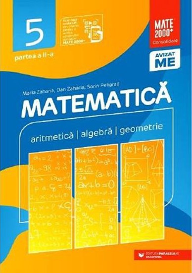 Matematica - Clasa 5 Partea 2 - Consolidare 1 - 34.40 Lei