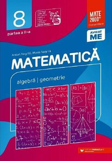 Matematica - Clasa 8 Partea 2 - Consolidare 1 - 34.40 Lei
