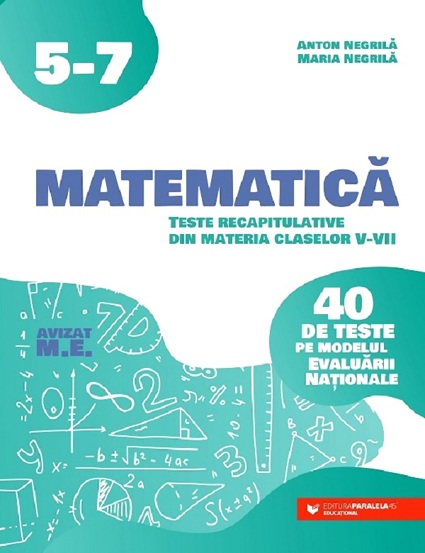 Matematica - Clasele 5-7 - 34.40 Lei