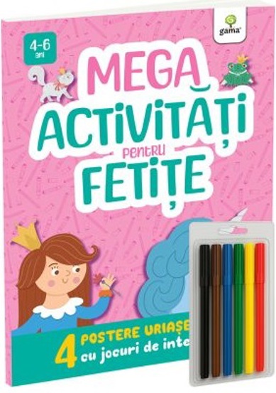 MEGA activitati pentru fetite. Postere cu activitati - 18,12 Lei