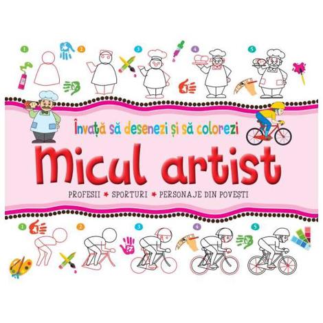 Micul artist - invata sa desenezi - roz - 17.90 Lei