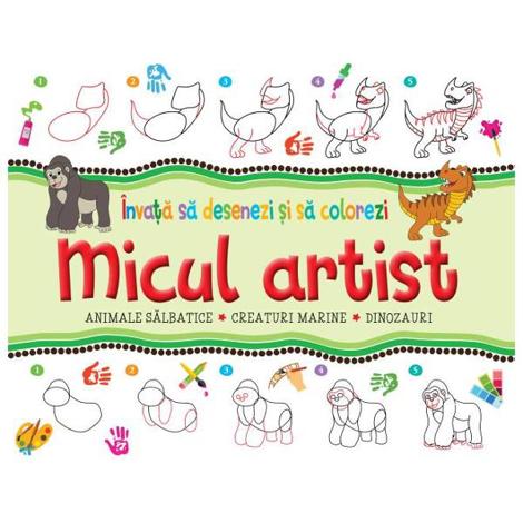 Micul artist - invata sa desenezi - verde - 14.30 Lei