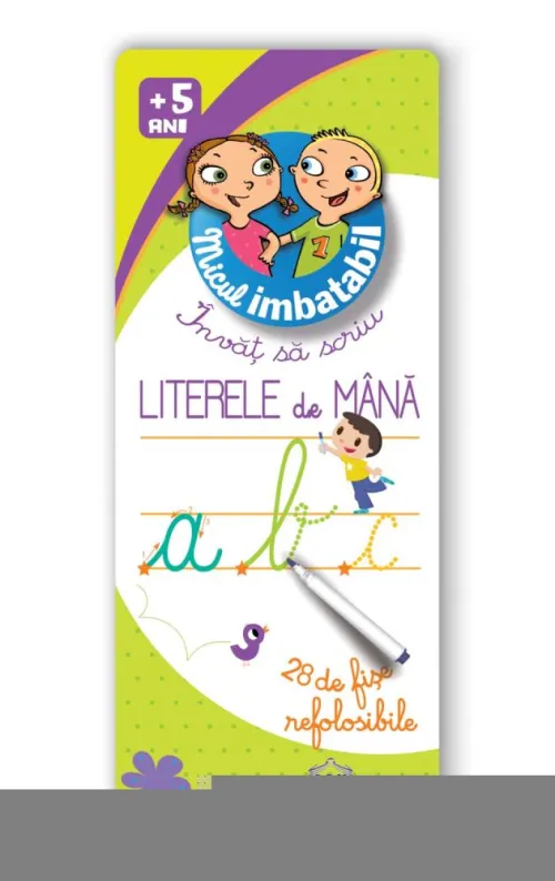 Micul Imbatabil - Invat sa scriu - Literele de mana - 21.13 Lei
