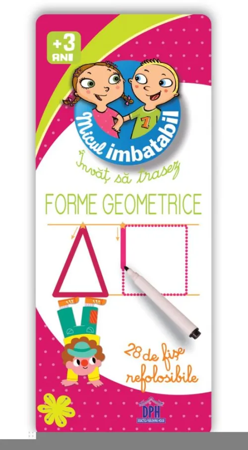 Micul Imbatabil - Invat sa trasez - Forme geometrice - 19.98 Lei