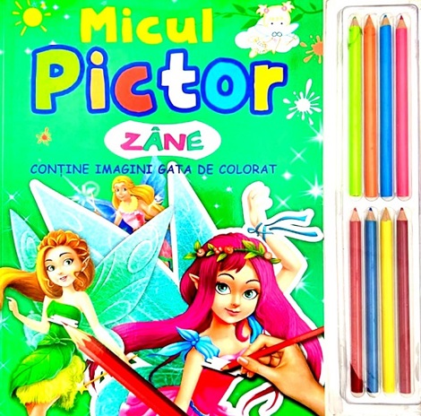 Micul pictor - zane - cu set 8 creioane - 14.57 Lei