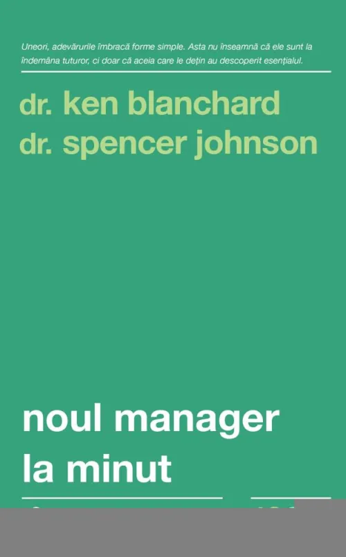 Noul manager la minut - 28.60 Lei