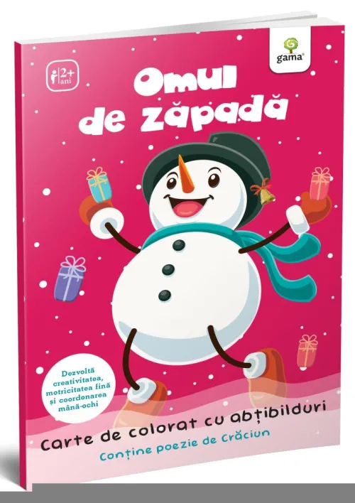 Omul de zapada. Carte de colorat cu abtibilduri - 17.96 Lei