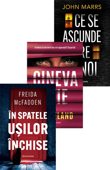 Pachet Cele mai noi si tulburatoare thrillere psihologice - 91.99 Lei