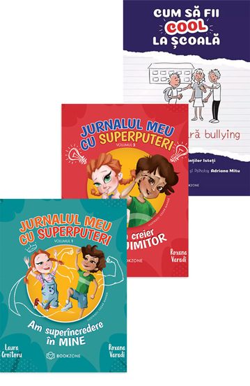 Pachet Jurnalul meu cu superputeri + Cum sa fii cool la scoala - 45.99 Lei