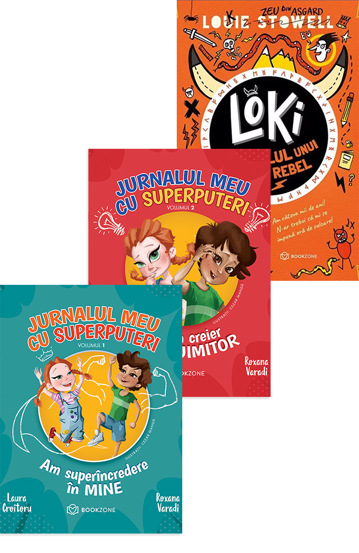 Pachet Jurnalul meu cu superputeri + Loki: Jurnalul unui pusti rebel - 59.49 Lei