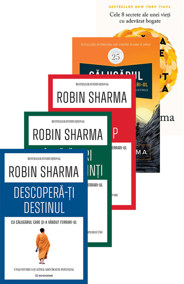 Pachet Mai mult sens si implinire cu Robin Sharma - 105.49 Lei