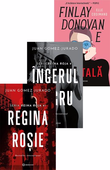 Pachet Regina rosie + Ingerul negru + Finlay Donovan e mortala - 37.99 Lei