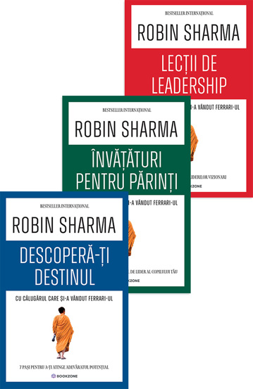 Pachet Trilogia Calugarului care si-a vandut Ferrari-ul - 66.49 Lei