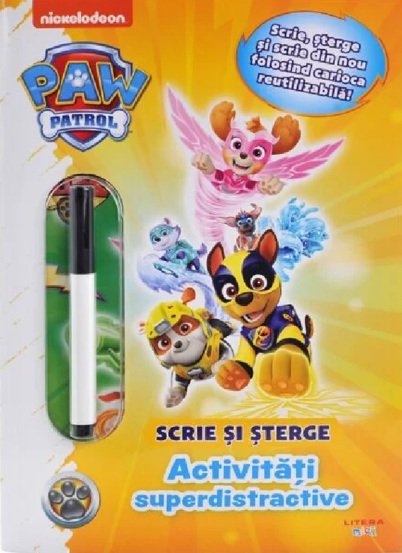 Patrula Catelusilor. Activitati superdistractive. Scrie si sterge - 37.40 Lei